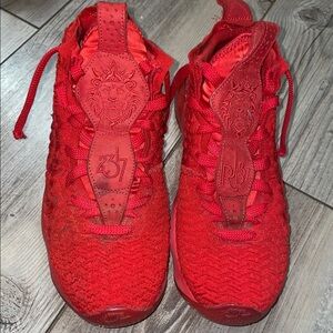 Nike Red LJ-17 Air Max Shoes